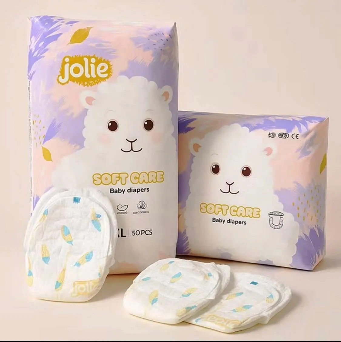 ຜ້າອ້ອມເດັກນ້ອຍ ຍີ່ຫໍ້ jolie